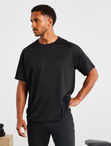 Camiseta de entrenamiento de algodón de alta elasticidad, Camiseta deportiva holgada para hombres con músculos, camiseta de gimnasio, camiseta de ajuste relajado con serigrafía - Product Image 4