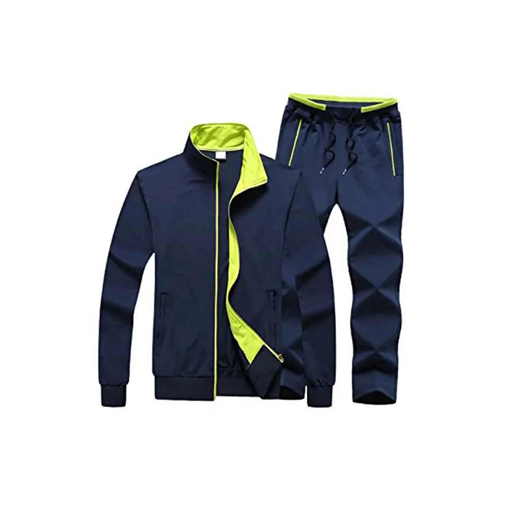 Sport palestra Fitness abbigliamento sportivo tuta da uomo abbigliamento da allenamento e da Jogging Set di due pezzi felpe con cappuccio tute da uomo