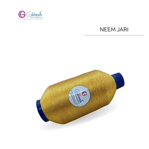 180D Neem Jari Metallic Flora Jari Fil à broder Haute ténacité Lurex Polyester pour tricoter à la main jari - Product Image 2