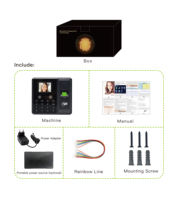 EBKN Network Biometric Time Recognition Face Recognition Time Clock In And Out Machine For Employee Time Attendance machine