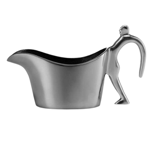 Vaisselle Vintage Sterling Silver Sauce Gravy Boats avec Plateau Home Kitchen Stainless Steel Gravy Boats From India - Product Image 5