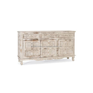 ใหม่งานฝีมือแบบดั้งเดิมศิลปะงานฝีมืออินเดียไม้มะม่วงธรรมชาติสวยงามทนทานตู้ - Product Image 1