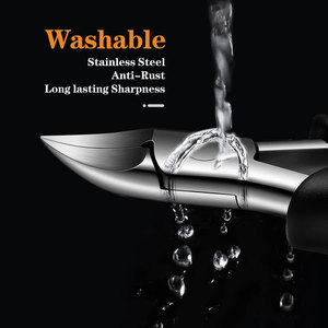 Large Heavy Duty <b>Toe</b> <b>Nail</b> <b>Clipper</b> <b>Thick</b> Toenails Manicure & Pedicure Double Barrel Spring Super Sharp Trimmer Curved 20mm Blade - Product Image 6