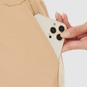 Shorts décontractés pour femmes à taille haute avec logo personnalisable, respirants, 100% coton, style streetwear, commandes en gros - Product Image 6