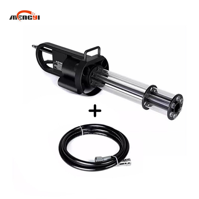 Stage Effect Colorful Co2 Jet Led Gun Rgb Jet Cannon Handheld Gatling Smoke Gun for Disco Party Celebration Bar Event