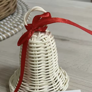 เครื่องประดับคริสต์มาสรูปดาวหวายด้วยมือสำหรับแขวนพวงมาลัยและต้นไม้ | งานฝีมือจากเวียดนามสำหรับผู้ซื้อ B2B - Product Image 1