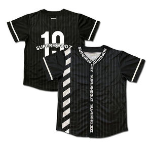 Camisetas de Baloncesto Personalizadas por Sublimación, Retro, a Rayas, Lisas, Transpirables, de Secado Rápido, que Absorben la Humedad, Unisex, para Adultos, 100% Poliéster - Product Image 4