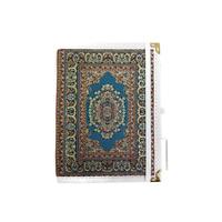 ILYASOGLU EVILEYES 17x13cm gewebtes Notizbuch mit Stift – praktische Größe für Notizen unterwegs