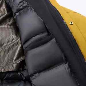 Haute qualité en stock fabricant hiver extérieur utilitaire à capuche polaire longue doudoune vêtements épais vers le bas à capuche - Product Image 4