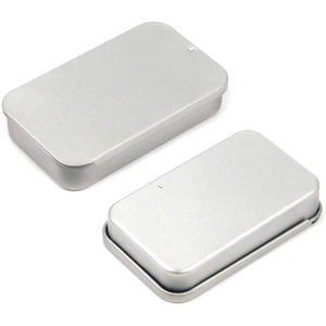 Tùy Chỉnh In 15*11*4Cm OEM Quà Tặng Hộp Thiếc Sliver Tùy Chỉnh <span class=keywords><strong>Tin</strong></span> Kim Loại Hộp Nhà Máy Trực Tiếp Giá - Product Image 6