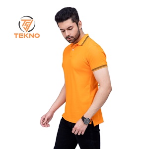 Nouveau haut de gamme pour hommes Logo personnalisé couleur unie respirant tricoté pour Polo personnalisé pour T-shirts polo - Product Image 3