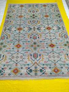 Alfombras de lana de tamaño personalizable de alta calidad 5x8 12x14, lujo moderno hecho a mano suave anudado a mano abstracto para hoteles de oficina en casa - Product Image 4