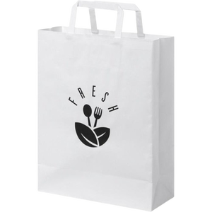 กระเป๋าช้อปปิ้งกระดาษคราฟท์ทันสมัย ทนทาน กันน้ำ กันความชื้น เป็นมิตรกับสิ่งแวดล้อม ปรับแต่งได้ รีไซเคิลได้ - Product Image 1