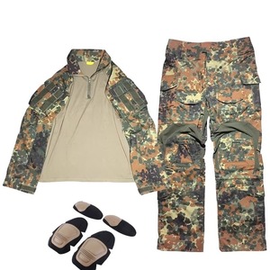 Uniforme de combat tactique camouflage bleu foncé personnalisé pour agent de sécurité - Imperméable, respirant, anti-déchirure, coupe-vent, utilisation en extérieur - Product Image 3