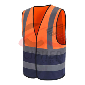 Chaleco de trabajo de seguridad sin mangas de último diseño, chaleco personalizado para exteriores, chaleco de trabajo de seguridad de malla para hombres - Product Image 4