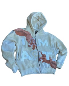 เสื้อฮู้ดผ้าคอตตอนฟอกสีกรดมีฮู้ดพิมพ์ลายพัฟออกแบบได้ตามต้องการใส่ได้ทั้งชายและหญิง - Product Image 3