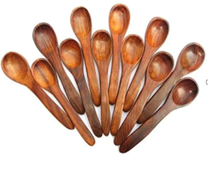 Juego de 6 cuencos artesanales de madera Sheesham con diseño floral marrón natural Embalaje sostenible para uso en cocina de comedor - Product Image 4