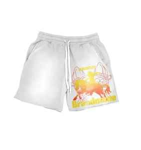 กางเกงขาสั้นผ้าฝ้ายสไตล์สตรีทแวร์ผ้าเทอร์รี่ GSM 500 100% ตามสั่งสีพื้นแบบลำลองไม่ซีดจาง - Product Image 2