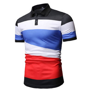 Summer Latest OEM Men's for Polo <b>Shirts</b> Custom Logo Casual Lapel Business Design Short Sleeved <b>T</b> <b>Shirt</b> Canvas Fabric New Print - Product Image 3