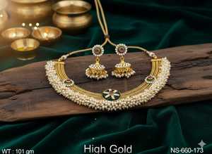 Conjuntos de collar antiguo de suministro al por mayor, conjuntos de joyería de moda de 77g para bodas y fiestas a precio asequible - Product Image 2