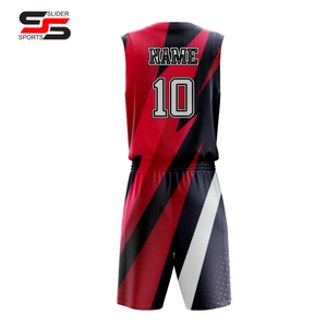 Uniforme de basket-ball 100% polyester de qualité supérieure, uniforme de sport de haute qualité, sur mesure, nouveau design - Product Image 2