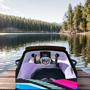 Moto Acuática Eléctrica Pro 40MPH de Alta Velocidad para Adultos, Embarcación de Aventura Acuática de 2 Plazas - Product Image 2