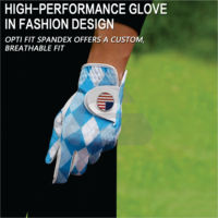 Gants de golf à adhérence puissante, durabilité, adaptés à toutes les conditions de jeu, en cuir Cabretta de qualité supérieure, avec coussinet pour le pouce, antidérapants, réglables, pour le sport