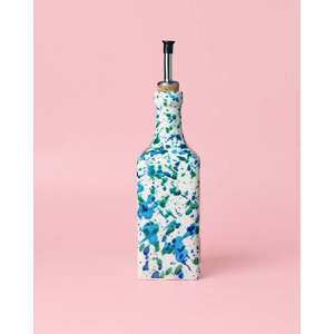 Distributeur d'huile en céramique corail artisanal fait à la main en Espagne, élégants appareils de cuisine - Product Image 3