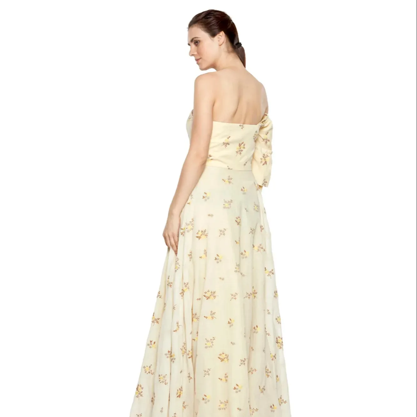 New Collection Best Quality Floral 1 Shoulder Maxi Dress At Affordable Price From Indian Manufacturer At Affordable Prices