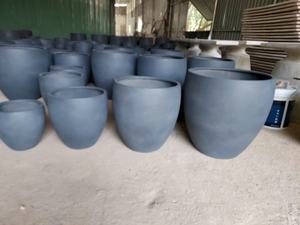 Jardinière en fibre de verre personnalisée du fabricant direct Style vietnamien pour la maison et le jardin Pot de fleur pot léger en Fiberstone - Product Image 4