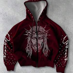 Sweat à capuche tendance 2026, délavé à l'acide, avec graphisme, strass, 360 grammes, au meilleur prix, été, uni, fabriqué au Bangladesh - Product Image 6