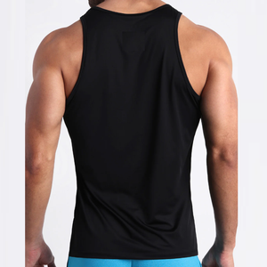 Débardeur d'été sans manches en coton spandex léger pour hommes, vêtements de sport en tricot doux et respirant de meilleure qualité de BD - Product Image 2