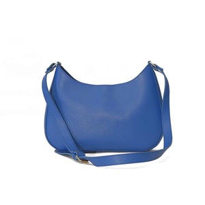 Bolso de cuero genuino con diseños de media luna con cierre de cremallera Opciones de logotipo personalizado suaves y espaciosas para mujer - Product Image 5