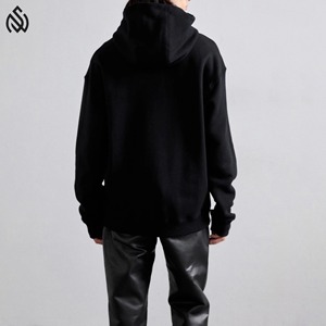 Sudadera con capucha de alta calidad personalizada para hombre con diseño de diamantes de imitación doble jersey de peso pesado con capucha 100% algodón sudaderas con capucha de diseño de diamantes de imitación - Product Image 4