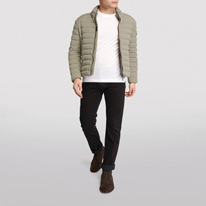 Chaqueta acolchada para hombre de la mejor calidad 2025, a la moda, cálida, a prueba de viento, ligera, con cuello con capucha - Product Image 1