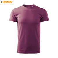 High Street Men's Fashion Conjunto de 2 piezas Tela personalizada 100% Algodón Sólido samavia Conjuntos de camisetas para hombres con impresión digital a bajo precio