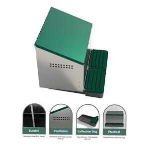 Caja de Nidificación Plegable MG02-S: Evita que las Gallinas Coman <span class=keywords><strong>los</strong></span> <span class=keywords><strong>Huevos</strong></span> con un Diseño Innovador - Product Image 2