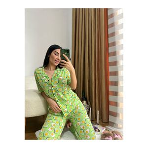 Desenlupon YAKALI KADIN PİJAMA TAKIMI - Product Image 2