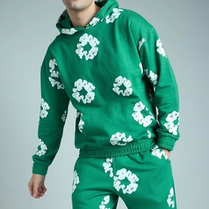 Street Style Set 350g Thickened Fleece Sweatshirt with American Zipper Hoodie for women and <b>mens</b> - Product Image 1