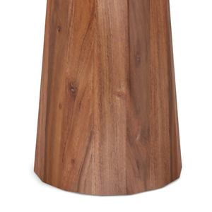 Mesa de pedestal de madera maciza de primera calidad, diseño minimalista elegante para decoración sofisticada del hogar - Product Image 5