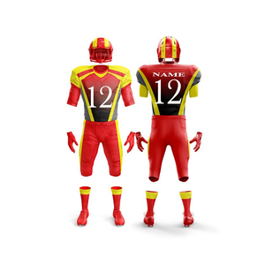 Kit de fútbol americano personalizado de alta calidad, nuevo diseño, uniforme transpirable Reversible con juego de impresión personalizado de alto estilo - Product Image 1