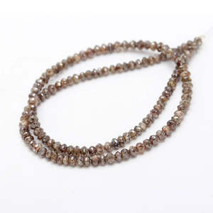 Perles de diamant facettées de haute qualité, forme de boule champagne, élégantes et luxueuses - Product Image 3