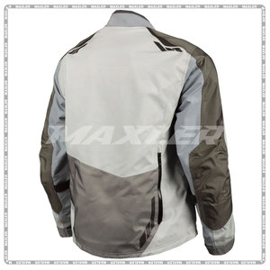 2025 New Arrival Custom Men's Motorcycle <b>Jacket</b> Long Sleeves Black Grey Combo Rural IV Men's Motorbike Textile Auto Racing Wear - Product Image 3