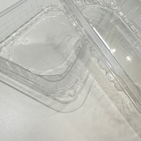 Bandeja Termoformada Transparente de PET/PE de 458*0.35mm para Envasado de Pasta, Bandeja de Plástico de Grado Alimenticio