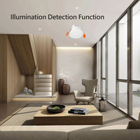 Bonne option Tuya WiFi Détecteur de présence respiratoire au plafond Alarme d'anomalie instantanée et vérification à distance via l'application intelligente PST-ZY-M100-L