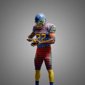 2025 uniformes de football américain équipement d'équipe sublimé personnalisé de haute qualité taille XL pour les jeunes pour une utilisation sportive Pak - Product Image 4