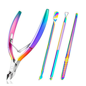 Cortaúñas de estilo elegante con cubierta, alicates de acero inoxidable lavables antisalpicaduras para herramientas de manicura y pedicura - Product Image 6