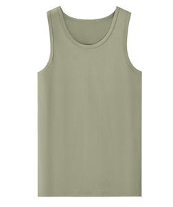 Camiseta Deportiva de Tirantes para Hombre, 100% Poliéster, con Logo Personalizado, Transpirable, de Secado Rápido, Informal, Lisa, sin Marca, Blanca - Product Image 4