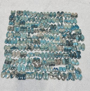 หินอัญมณีธรรมชาติ shattuckite Cabochon ทรงหลวมสำหรับการรักษาเครื่องประดับขายส่ง - Product Image 3