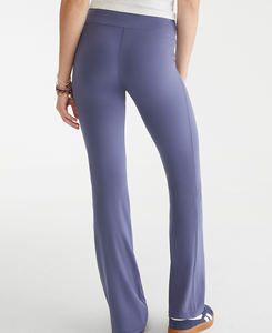 Sports Plus-Size Stylish High Waist Gym Flared <b>Legging</b> Women's Slim Fit Casual Workout Pants Solid Spandex/<b>Nylon</b> Custom Logo - Product Image 2